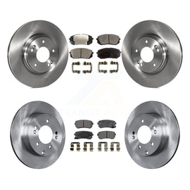 [Front+Rear] 2015 Hyundai Sonata GAS engine Premium OE Brake Rotors & Ceramic Pads Kit For Max Braking