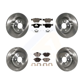 Front Rear Disc Brake Rotors And Ceramic Pads Kit For BMW 528i xDrive