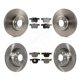 [Front+Rear] 2014-2015 BMW 335i GT xDrive Premium OE Brake Rotors & Ceramic Pads Kit For Max Braking