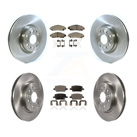 Front Rear Disc Brake Rotor & Ceramic Pad Kit For Cadillac XT5 Buick Enclave XT6