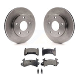 Rear Brake Rotor And Ceramic Pad Kit For Cadillac Eldorado Buick Riviera Seville