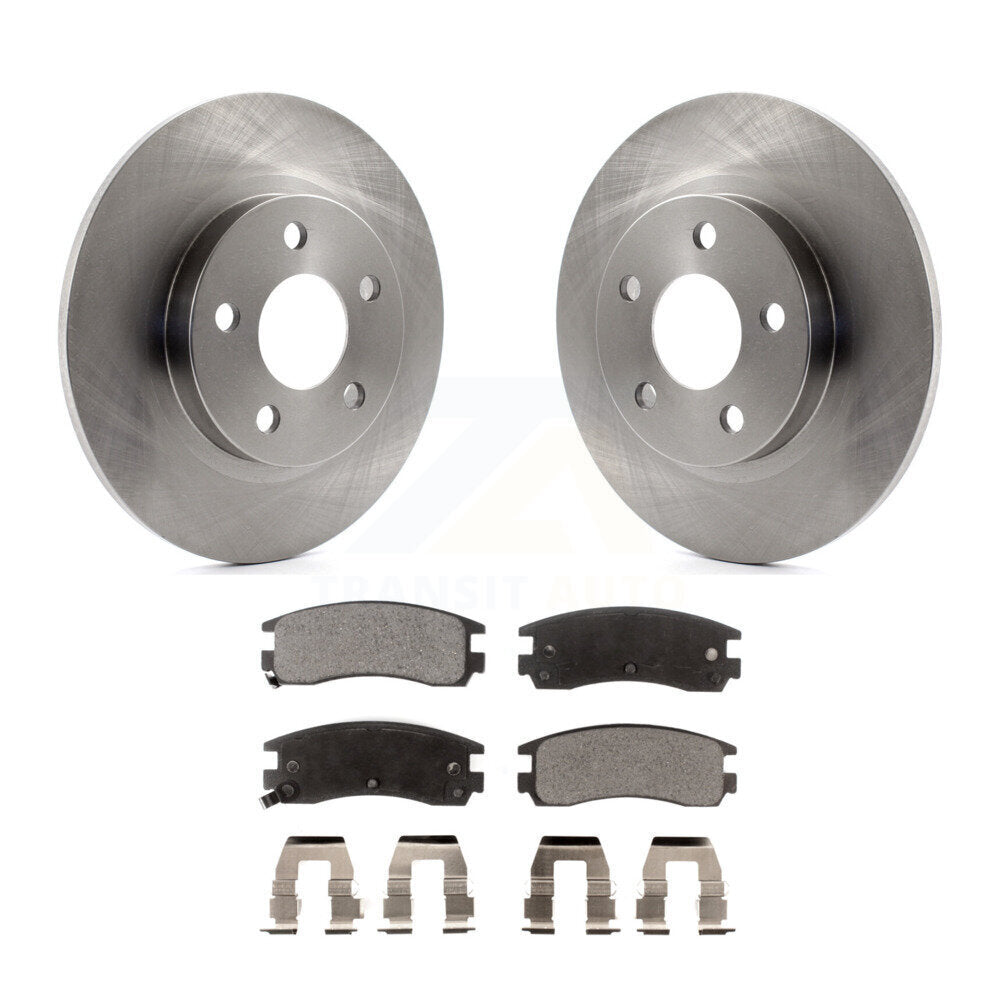 Rear Brake Rotors Ceramic Pad Kit For Cadillac DeVille Buick Park Avenue Seville