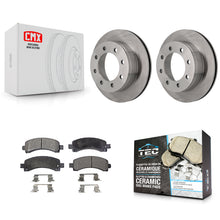 Charger l'image dans la galerie, Rear Disc Brake Rotor Ceramic Pad Kit For Chevrolet Express 3500 2500 GMC Savana