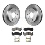 Rear Brake Rotor & Ceramic Pad Kit For Chevrolet Silverado 2500 HD GMC Sierra H2