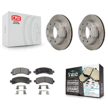 Charger l'image dans la galerie, Rear Disc Brake Rotor Ceramic Pad Kit For Chevrolet Express 2500 GMC 3500 Savana