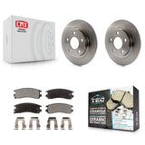 Rear Brake Rotors & Ceramic Pad Kit For Buick LeSabre Park Avenue Pontiac Aurora