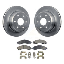 Charger l&#39;image dans la galerie, Rear Brake Rotor &amp; Ceramic Pad Kit For Chevrolet Silverado 1500 GMC Tahoe Sierra