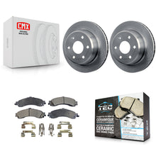 Charger l'image dans la galerie, Rear Brake Rotor &amp; Ceramic Pad Kit For Chevrolet Silverado 1500 GMC Tahoe Sierra