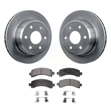 Charger l&#39;image dans la galerie, Rear Brake Rotors Ceramic Pad Kit For Chevrolet Tahoe GMC Suburban 1500 Yukon XL