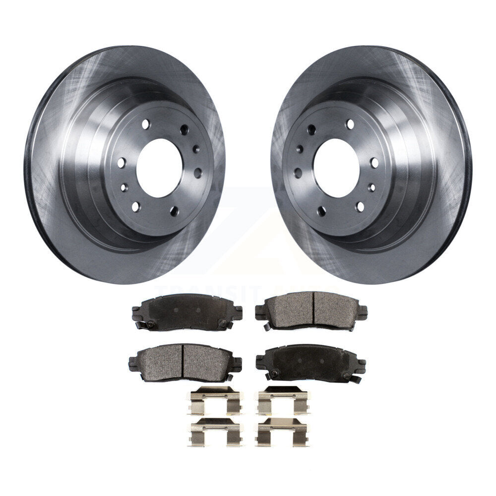 Rear Brake Rotors Ceramic Pad Kit For Chevrolet Trailblazer GMC Envoy EXT XL XUV