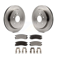 Load image into Gallery viewer, Rear Brake Rotors &amp; Ceramic Pad Kit For 03-04 Cadillac Seville With Vented Rotor