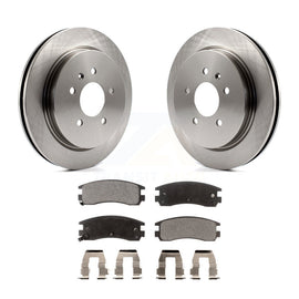 [Rear] 03-04 Cadillac Seville With Vented Rotor Premium OE Brake Rotors & Ceramic Pads Kit For Max Braking