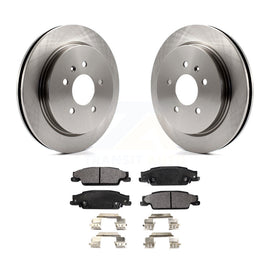 Rear Disc Brake Rotors And Ceramic Pads Kit For Cadillac CTS STS