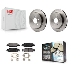 Charger l'image dans la galerie, Rear Disc Brake Rotors And Ceramic Pads Kit For Cadillac CTS STS