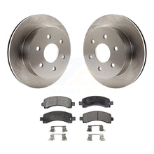 Charger l&#39;image dans la galerie, Rear Disc Brake Rotors And Ceramic Pad Kit For Chevrolet Express 2500 GMC Savana