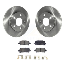 Rear Brake Rotor & Ceramic Pad Kit For Chevrolet Impala Pontiac Grand Prix Buick