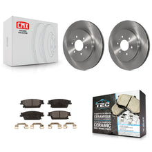 Charger l'image dans la galerie, Rear Disc Brake Rotors And Ceramic Pads Kit For Cadillac SRX