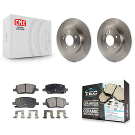 Rear Brake Rotors & Ceramic Pad Kit For Chevrolet Uplander Pontiac Montana Buick