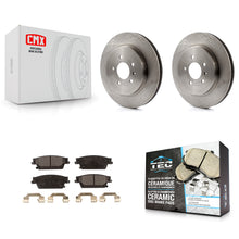Charger l'image dans la galerie, Rear Disc Brake Rotors And Ceramic Pads Kit For Cadillac STS CTS
