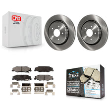 Charger l'image dans la galerie, Rear Disc Brake Rotors And Ceramic Pads Kit For Chevrolet Corvette Cadillac XLR