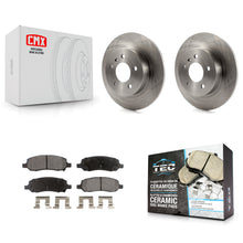 Charger l'image dans la galerie, [Rear] 2006-2011 Buick Lucerne Cadillac DTS Premium OE Brake Rotors &amp; Ceramic Pads Kit For Max Braking