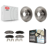 [Rear] 2006-2011 Buick Lucerne Cadillac DTS Premium OE Brake Rotors & Ceramic Pads Kit For Max Braking