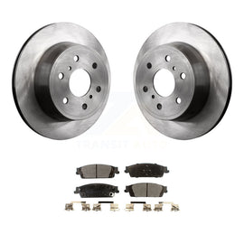 Rear Brake Rotor & Ceramic Pad Kit For Chevrolet Silverado 1500 GMC Sierra Tahoe