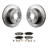 Rear Brake Rotor & Ceramic Pad Kit For Chevrolet Silverado 1500 GMC Sierra Tahoe