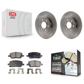 Rear Brake Rotors & Ceramic Pad Kit For Chevrolet Uplander Pontiac Montana Buick