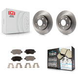 [Rear] 2008-2009 Saturn Astra Premium OE Brake Rotors & Ceramic Pads Kit For Max Braking