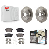 Rear Brake Rotor & Ceramic Pad Kit For Toyota Corolla Prius Matrix Prime Pontiac