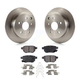 [Rear] 2010 Toyota Matrix XRS Premium OE Brake Rotors & Ceramic Pads Kit For Max Braking