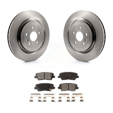 Charger l&#39;image dans la galerie, Rear Disc Brake Rotors And Ceramic Pads Kit For 2015 Cadillac CTS 6.2L