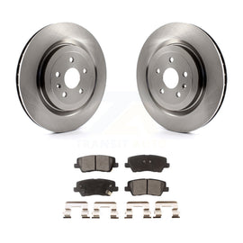 [Rear] 2015 Cadillac CTS 6.2L Premium OE Brake Rotors & Ceramic Pads Kit For Max Braking