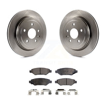 Load image into Gallery viewer, Rear Disc Brake Rotors And Ceramic Pads Kit For Chevrolet Camaro Cadillac CTS