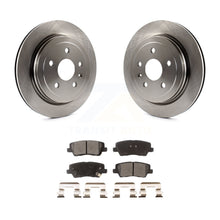 Load image into Gallery viewer, Rear Disc Brake Rotors And Ceramic Pads Kit For Cadillac CTS