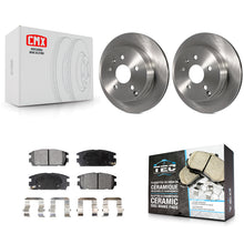 Charger l'image dans la galerie, [Rear] 2010-2017 Chevrolet Equinox GMC Terrain Premium OE Brake Rotors &amp; Ceramic Pads Kit For Max Braking