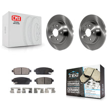 Charger l'image dans la galerie, Rear Brake Rotor And Ceramic Pad Kit For Chevrolet Cruze Sonic Buick Encore Trax