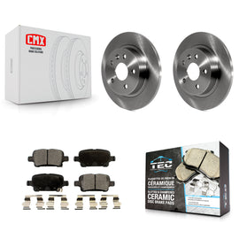 Rear Brake Rotor & Ceramic Pad Kit For Chevrolet Cruze With 268mm Diameter