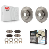 Rear Brake Rotors Ceramic Pad Kit For Chevrolet Malibu Buick Impala LaCrosse XTS