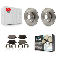 Charger l'image dans la galerie, Rear Disc Brake Rotors And Ceramic Pads Kit For Chevrolet Camaro Cadillac CT6