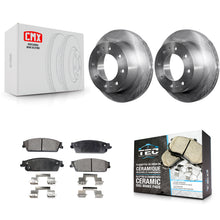 Charger l'image dans la galerie, [Rear] 2011 Chevrolet Silverado 1500 Hybrid Premium OE Brake Rotors &amp; Ceramic Pads Kit For Max Braking
