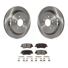 Load image into Gallery viewer, Rear Disc Brake Rotors And Ceramic Pads Kit For Cadillac ATS