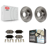 Rear Brake Rotors Ceramic Pad Kit For Chevrolet Equinox Malibu GMC Terrain Buick