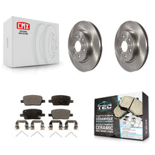 Charger l'image dans la galerie, Rear Brake Rotors Ceramic Pad Kit For Chevrolet Traverse GMC Acadia Cadillac XT5