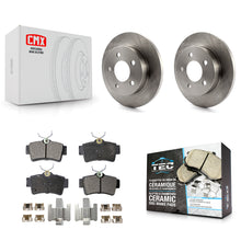Charger l'image dans la galerie, Rear Disc Brake Rotors And Ceramic Pads Kit For Ford Mustang