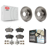 Rear Disc Brake Rotors And Ceramic Pads Kit For Ford Mustang