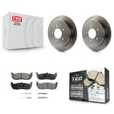 Rear Brake Rotor And Ceramic Pad Kit For Ford F-150 Expedition Lincoln Navigator
