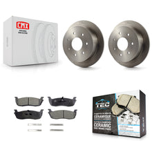Load image into Gallery viewer, Rear Disc Brake Rotors And Ceramic Pads Kit For Ford F-150 F-250 HD