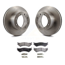 Charger l&#39;image dans la galerie, Rear Disc Brake Rotors And Ceramic Pads Kit For Ford E-350 Super Duty